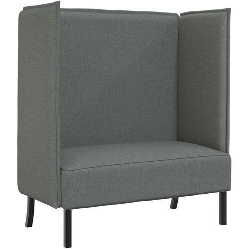 SOFA s visokim naslonom 101cm Tamno siva tkanina Cene