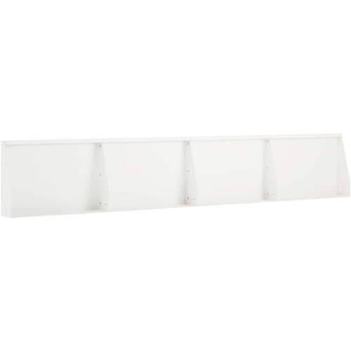  Zid za zadržavanje 4 kom. 60 x 12 x 50 cm Čelik Bijela Slike