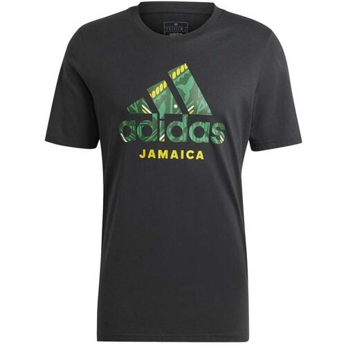  Futbalov&amp;eacute; tričko Adidas Jamaica Seasonal Graphic Plava Slike