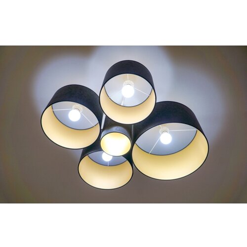  duolla - plafonsko svetlo roller pento 5xE27/60W/230V antracit Slike