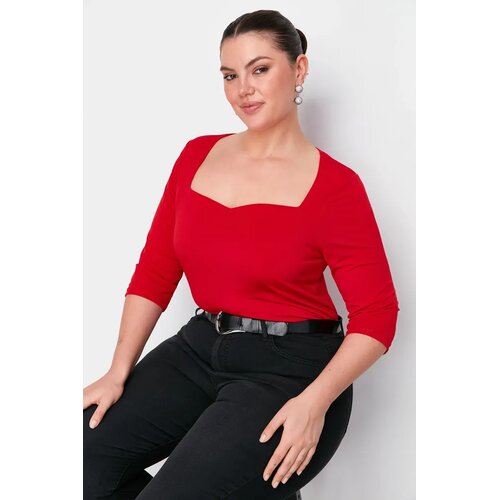 Trendyol Ženska bluza TBBSS24AF00089, Crvena Slike