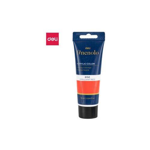 Deli AKRILNA BOJA U TUBI CRVENA 75ml EC75-BE Cene