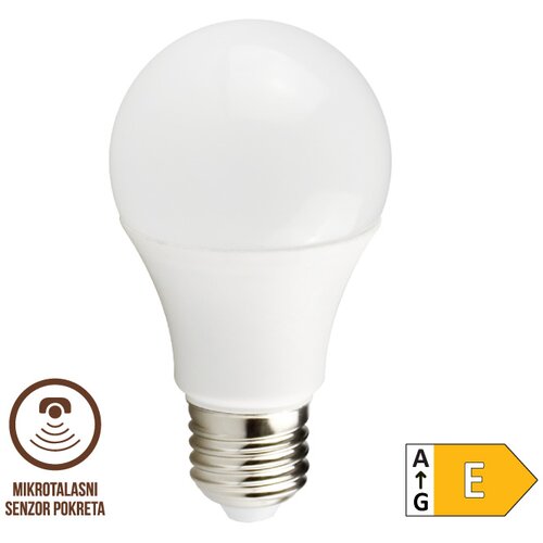  LED sijalica sa mikrotalasnim senzorom pokreta 8W Cene