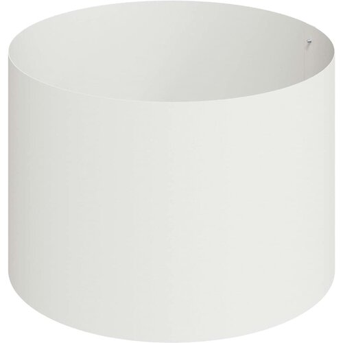  Vrtna saksija Bijelo 90 x 90 x 20 cm Čelična vrata Slike