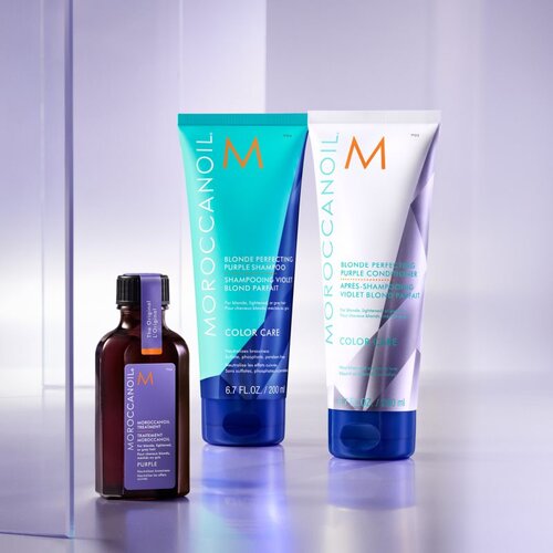 Moroccanoil Treatment Purple hranilno olje za blond in sive lase 50 ml Slike