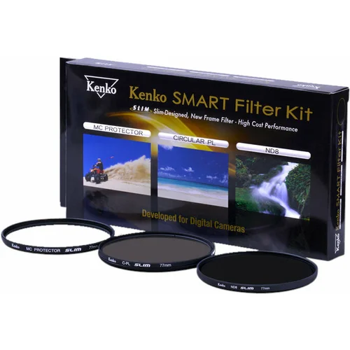 Kenko Smart Filter 3-Kit Protect/CPL/ND8 49mm Filter leće