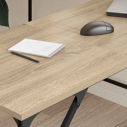  Radni stol boja hrasta sonome 149x149x75 cm konstruirano drvo Slike