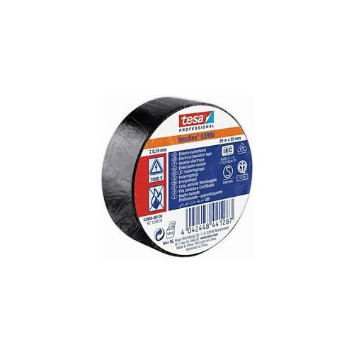 Izolir traka TESA 25mm 25m crna Slike