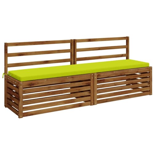 Jastučići za klupe - 2 dijela SOEST 2 kom. 100% poliester - Svjetlozelena 170 x 40 x 5 cm Poliester Cijene
