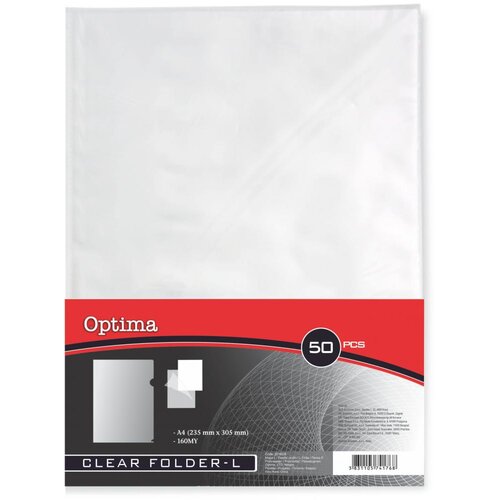 Optima Mapa PVC L A4 160 mic, 50 kosov Cene