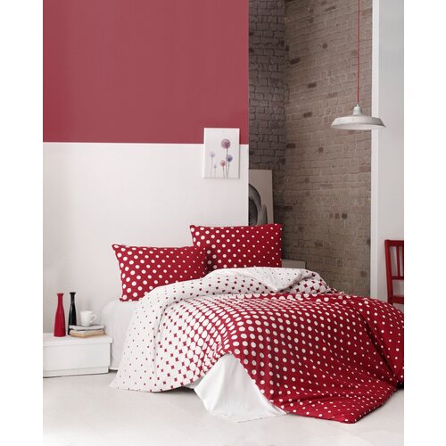 Lessentiel Maison komplet posteljine Puanline, 160x220cm, Crvena Slike