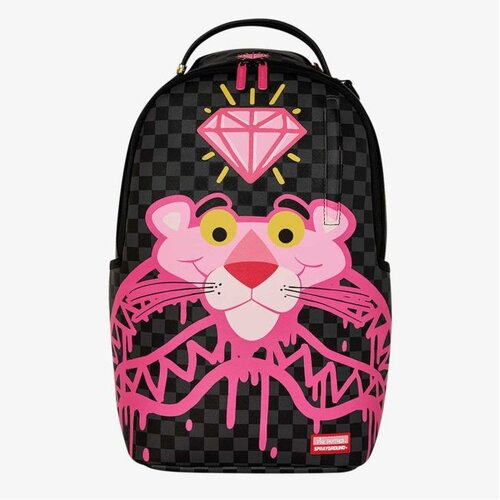 Sprayground pink panther: drippy diamonds backpack Slike