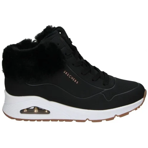 Skechers Gležnjarji BOTINES 310539L-BLK SEÑORA NEGRO Črna