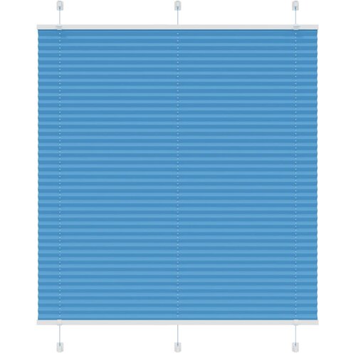 vidaXL Plisirana senčila modra 120x100 cm, &scaron;irina blaga 119,4 cm, poliester, (5000298207) Cene