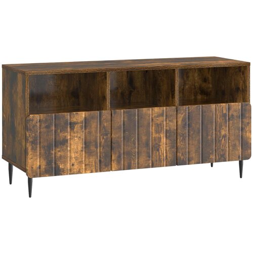 vidaXL TV omarica Dimljen hrast 102 x 34,5 x 50 cm Inženirski les, (5000210287) Cene