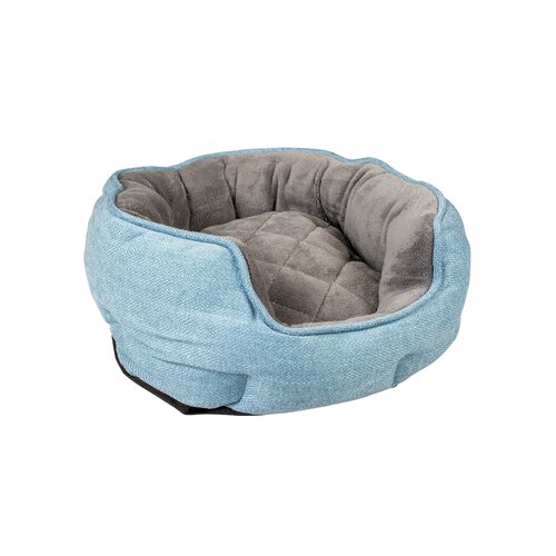 Duvo tweed sky krevet za pse, ovalni, 41x38x20cm, s, plavo-crni Slike