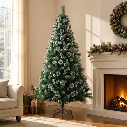  Umjetno božićno drvce 240 cm PVC i metal Zelena - 240 cm Cijene