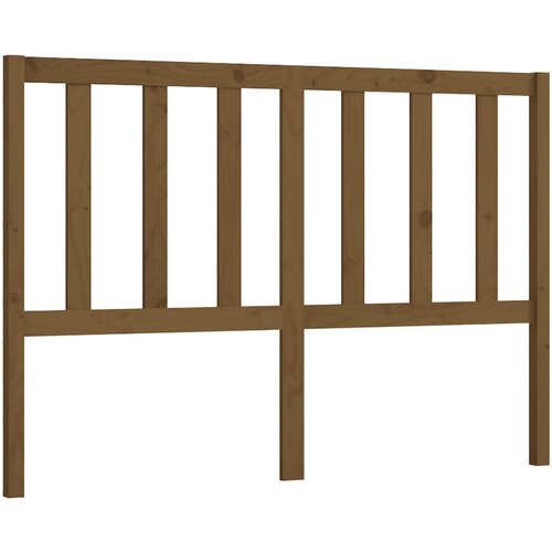 Maison Chic posteljno vzglavje - vzglavna omarica - nočna omarica medeno rjavo 146x4x100 cm trdna borovina, (21707538) Cene