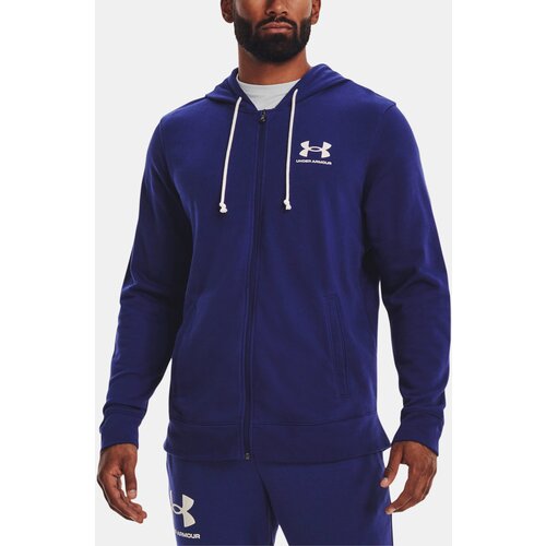 Under Armour Sweatshirt UA Rival Terry LC FZ-BLU - Men Slike