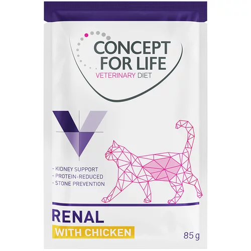 Concept for Life Veterinary Diet Renal s piščancem - 48 x 85 g