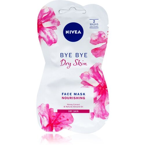 Nivea Bye Bye Dry Skin negovalna maska za obraz za suho kožo 15 ml za ženske Slike