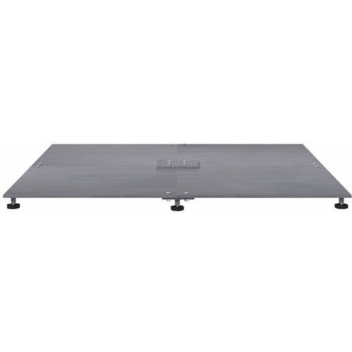  Baza za suncobran Tamno siva drvena estetika 100 x 100 x 4 cm Slike