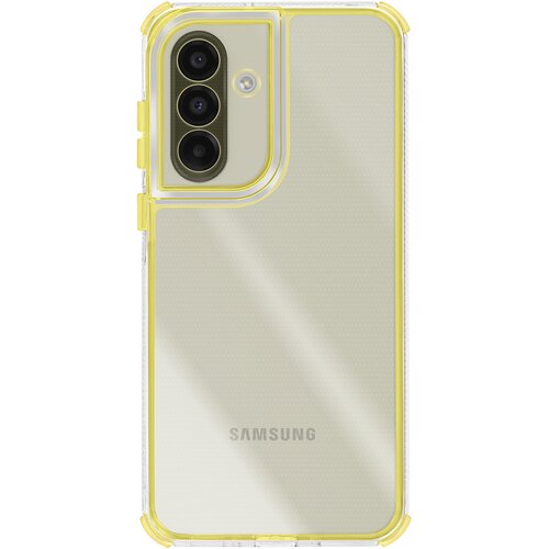  Ovitek za Galaxy A36, ojačan, dvomaterialna zasnova, teksturiran, nedrseč, Rumena, (5000189447) Cene