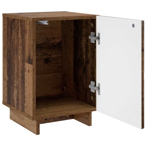  Noćni ormar Staro drvo 33 5 x 34 5 x 50 cm Konstruirano drvo - Staro drvo 1 Slike