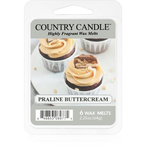 Country Candle Praline Buttercream vosek za aroma lučko 64 g Cene