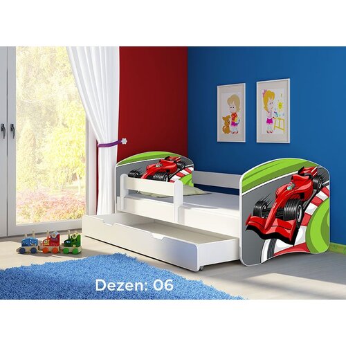 ACMA dečiji krevet ii 140x70 f + dušek 6 cm WHITE6 Cene