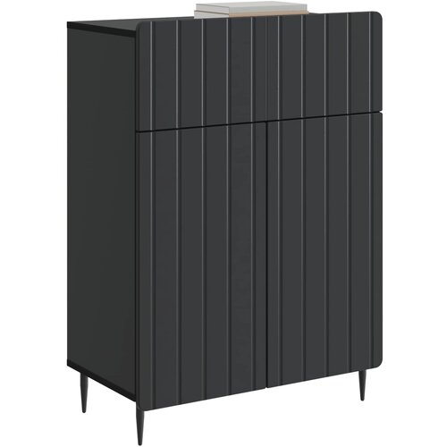  Kreveta s ladicama Crna 66 x 34,5 x 92 cm Konstruirano drvo Slike