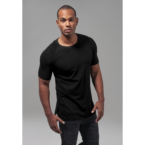 Urban Classics Pleat Raglan Tee Black Slike
