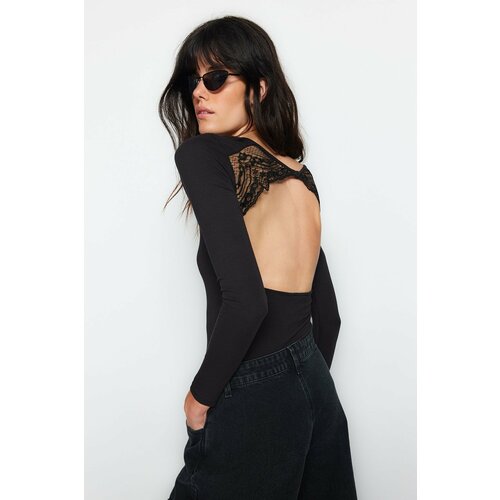 Trendyol Bodysuit - Black - Slim fit Slike