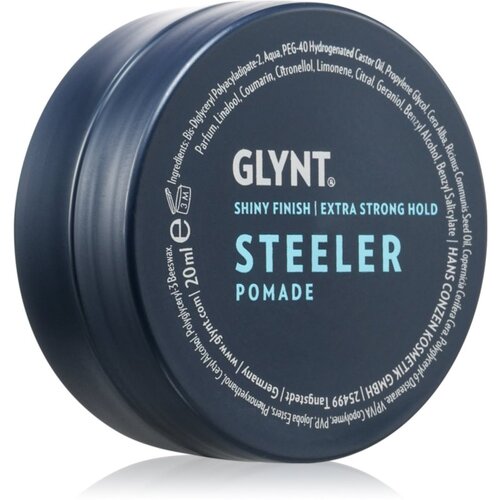 Glynt Steeler Pomade pomada za lase na vodni osnovi z ekstra močnim utrjevanjem 20 ml Cene