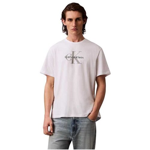 Calvin Klein bela pamučna muška majica CKLV04RB862G-YAA Slike