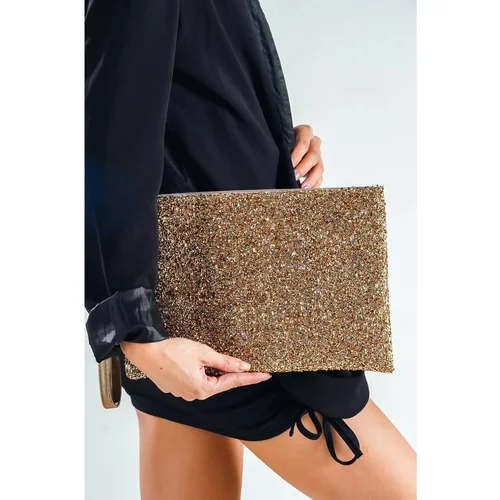 Capone Outfitters Clutch - Gold - Marled