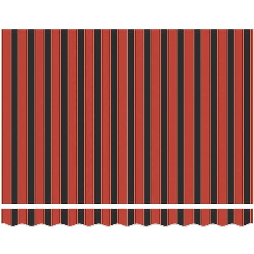 Skrovita tenda narančasta i smeđa 300 x 250 cm Tkanina i čelik Slike