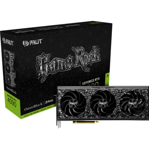Palit GeForce RTX 4090 Gamerock Omniblack 24GB grafična kartica, (20507769)