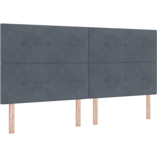vidaXL Krevet s podstavom i madracem Tamno sivi 200x200 cm Bar&scaron;un Cijene