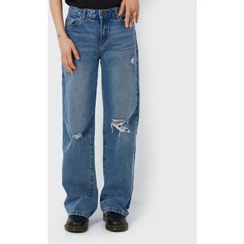 Noisy_May Jeans hlače Amanda 27018105 Modra Loose Fit