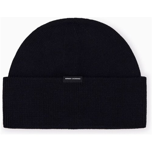 Armani Exchange Kape Beanie Hat Črna Slike