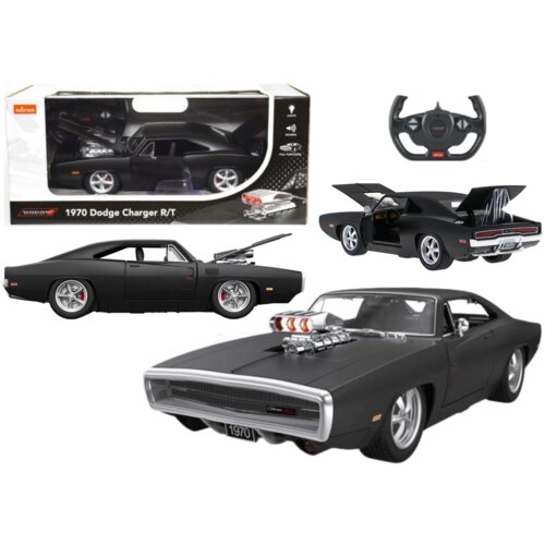  Licencirani auto na daljinsko upravljanje Dodge Charger R/T - crni Cene