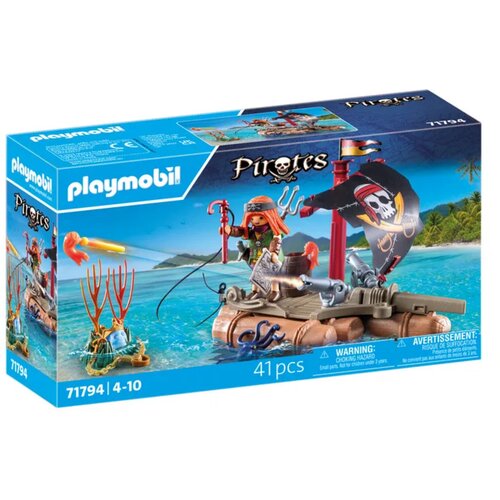 Playmobil 71794 - Pirates - Schatzbergung auf Piratenfloss - 1 k. Cene