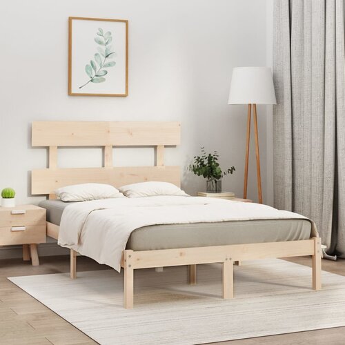  Okvir za krevet od masivnog drva 150 x 200 cm veliki bračni Cijene