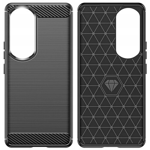 HURTEL Futrola Carbon Shield TPU za Honor 90 Lite/X50i - Crna Cene