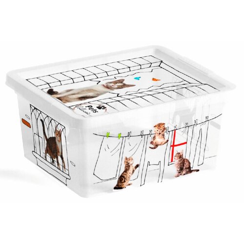 Keter &amp;Scaron;katla za shranjevanje Pets Collection XXS (19,5 x 16,5 x 9,5 cm, 2 l) Slike