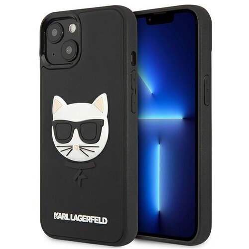 Karl Lagerfeld KLHCP13SCH3DBK 13 MINI 5,4 CZARNY/BLACK HARDCASE 3D RUBBER CHOUPETTE, (21898850) Cene