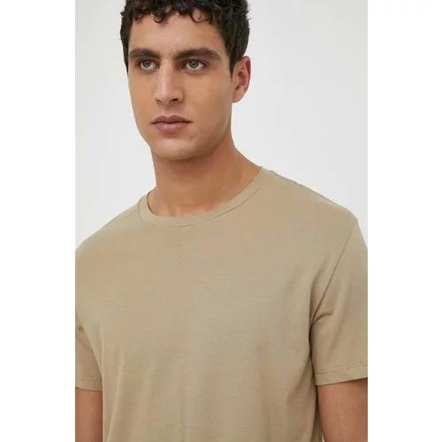 Levi's Bombažna kratka majica 2-pack moški, siva barva
