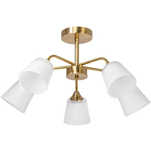 Luster sa &amp;scaron;tapom 5xE14/60W/230V zlatni Slike