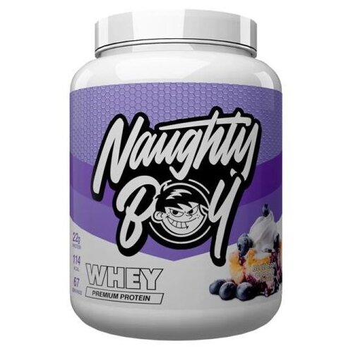 Naughty Boy Whey protein Premium, Borovnica, 2010g Slike